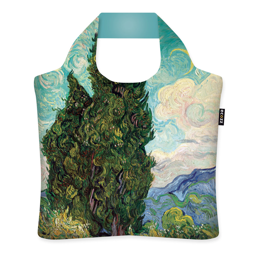 ECOZZ krepšys - Cypresses - Vincent van Gogh, GCVG10